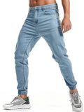 Men's Fashion Comfy Ankle Banded Jeans