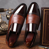 Men's Slip-on Pointed Toe Business Dress Shoes