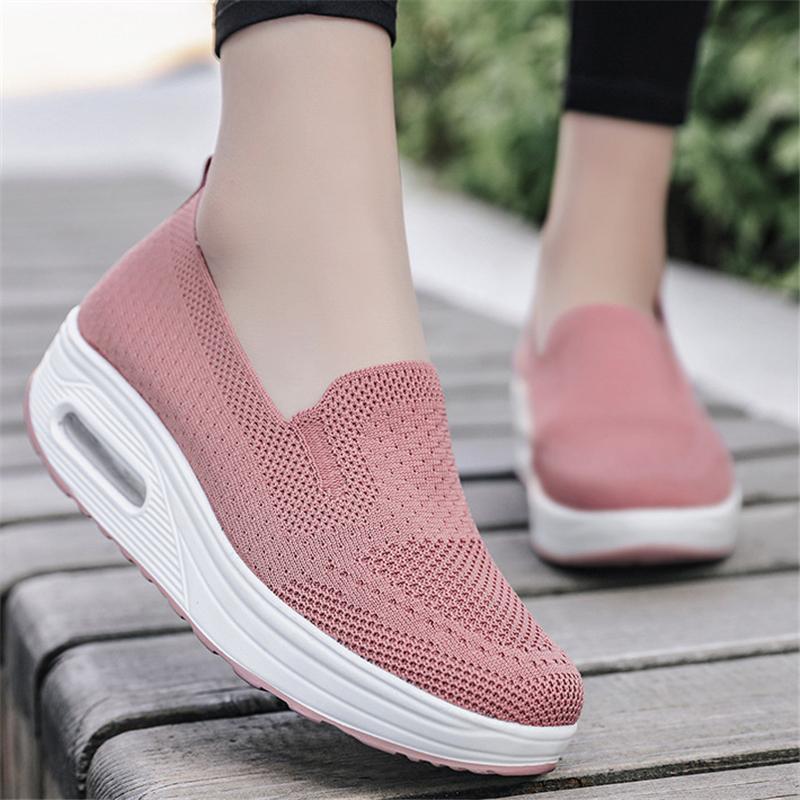 Breathable Supportive Fit Rocker Bottom Quick-Dry Mesh Loafers