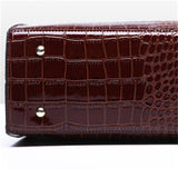 New Stylish Vintage Sequined Crocodile Printed High Quality Handbags