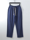 Loose Vintage Short Linen Outfits for Men