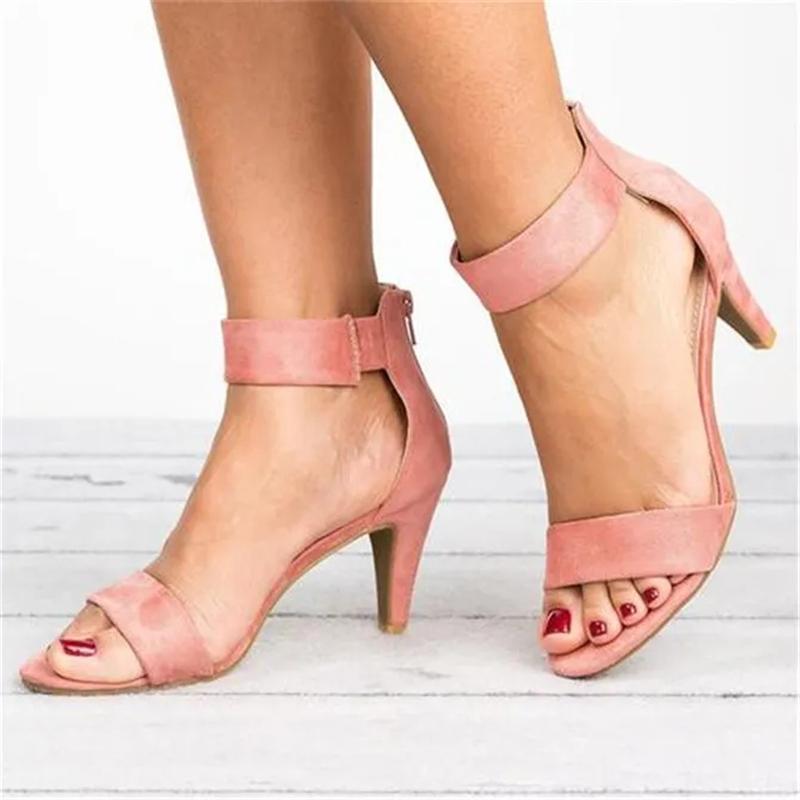 Fashion Ankle Strap Stiletto Heel Sandals for Women