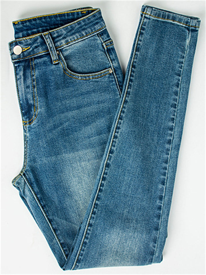 Women's Classic Style Casual Slim Fit Denim Jeans