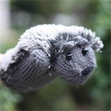Creative Cute Hedgehog Knitted Warm Mittens