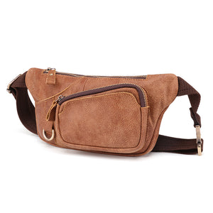 Multifunctional Leather Fanny Pack For Men