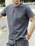 Mens Comfy Casual Hipster Shiort Sleeve T-Shirts