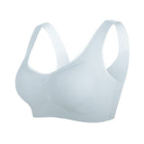 Summer Ultra-Thin Ice Silk Seamless Breathable No Steel Ring Anti-Sagging Plus Size Bra