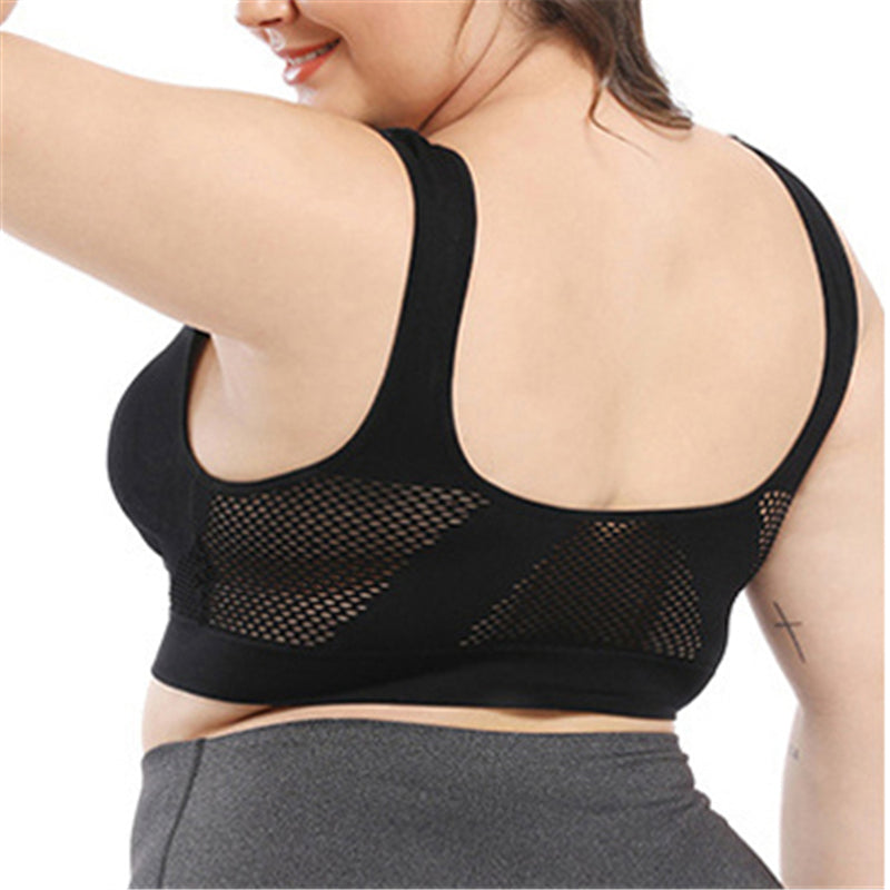 New Breathable Comfy Women's Plus Size Bras Seamless Bra With Pads