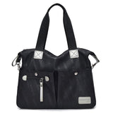 Casual Style Waterproof Multi-Pocket Zipper Crossbody Shoulder Bag