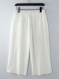 Summer Loose Plus Size Casual Harem Cropped Pants