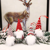 Adorable Knitted Fabric Forest Dwarfs Pendant Christmas Decoration
