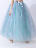 Casual Fashion Multiple Layers One Size Long Tulle Skirts