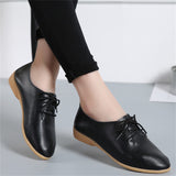 Solid Color Lightweight Round Toe Loafers