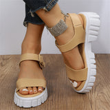 Fashion Comfy Soft Thick Sole Leather Sandals for Women