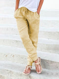 Women's Comfy Drawstring Linen Pants