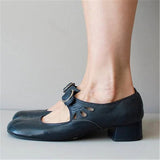 Vintage Comfy Round Toe Mary Jane Shoes