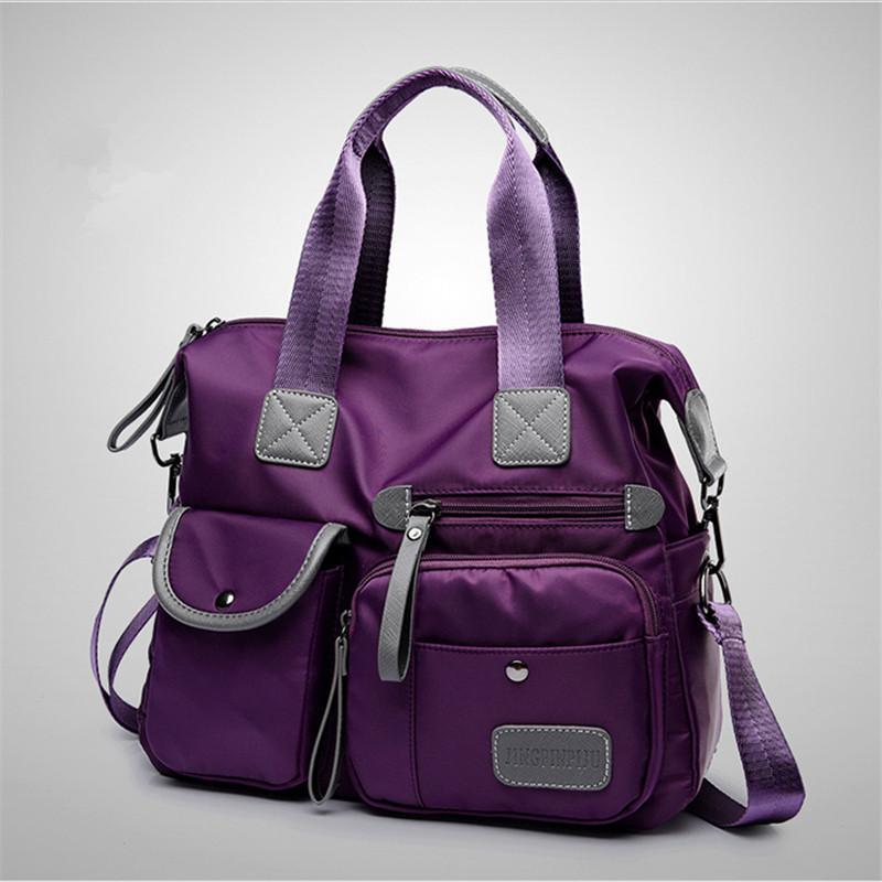 Women's Large Capacity Waterproof Fashion Nylon Handbags