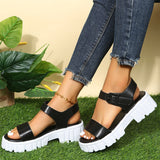 Fashion Comfy Soft Thick Sole Leather Sandals for Women