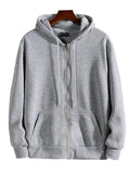 Casual Solid Color Hoodies With Pockets