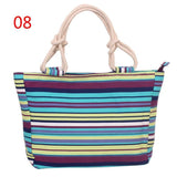 Casual Canvas Print Handbags