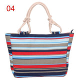 Casual Canvas Print Handbags