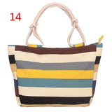 Casual Canvas Print Handbags