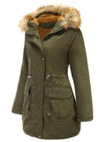 Women's Casual Hooded Thermal Cotton Coats