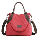 Women's Daily Casual Retro Canvas Tote Bags