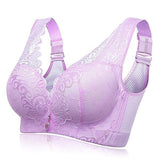 Women's Plus Size Big Cups Wireless Push Up Bra