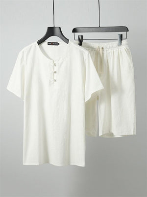 White Linen Outfit for Men