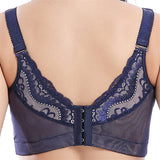 Busty Push Up Underwire Lace Bra That Fits - Mix Blue