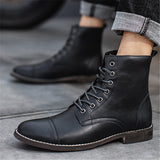 New Casual Simple Style Outdoor Ankle Boots For Men