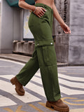 Women's Casual Comfortable Plus Size Cargo Pants