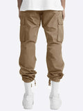 Men's Cool Drawstring Cotton Cargo Pants for Summer