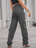 Women's Cool Washed Multi Pockets Cargo Pants