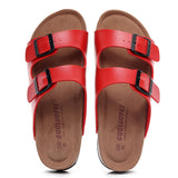 Open Toe Flat Heel Solid Color Sandals