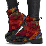 Creative Printed Lace Up Non-Slip Short Boots