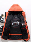 Men's Fashion Hooded Puffer Outerwear Outdoor Ski Down Coat