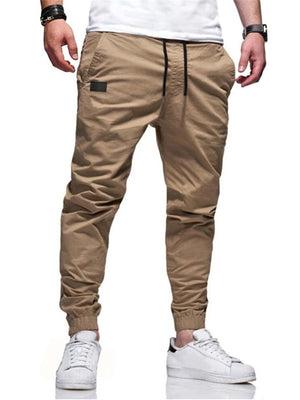 Vogue Fit Casual Male Solid Color Slippy Cargo Pants