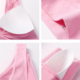 New Casual Plus Size Bras For Women Seamless Bra With Pads Sporty Vest