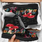 Creative Printed Lace Up Non-Slip Short Boots
