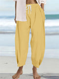 Ladies Casual Plus Size Loose-fitting Beach Pants