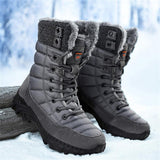 Men's High-Top Plush Thermal Plus Size Boots Shoes