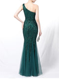 Gorgeous Sequined Mermaid Tulle Dress for Dinner Party