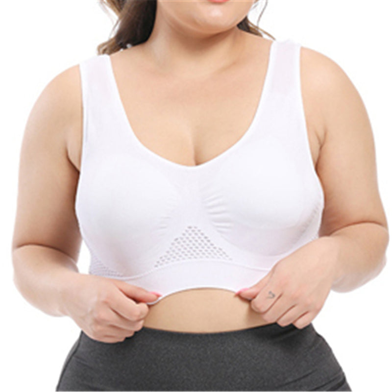 New Breathable Comfy Women's Plus Size Bras Seamless Bra With Pads