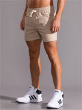Men's Stylish Large Pockets All Match Pure Cotton Cozy Cargo Shorts