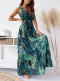Women's Beautiful All-Over Floral Print Summer Holiday Dresses