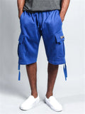 Men's Plus Size Relaxed Cargo Shorts with Pockets