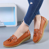 New Casual Simple Style Breathable Solid Color Boat Shoes Loafers