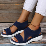 Women's Casual Cozy Open Toe Slip On Mesh Sandals